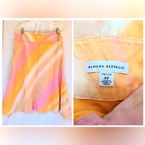 Banana Republic Sherbet Skirt Size 4P